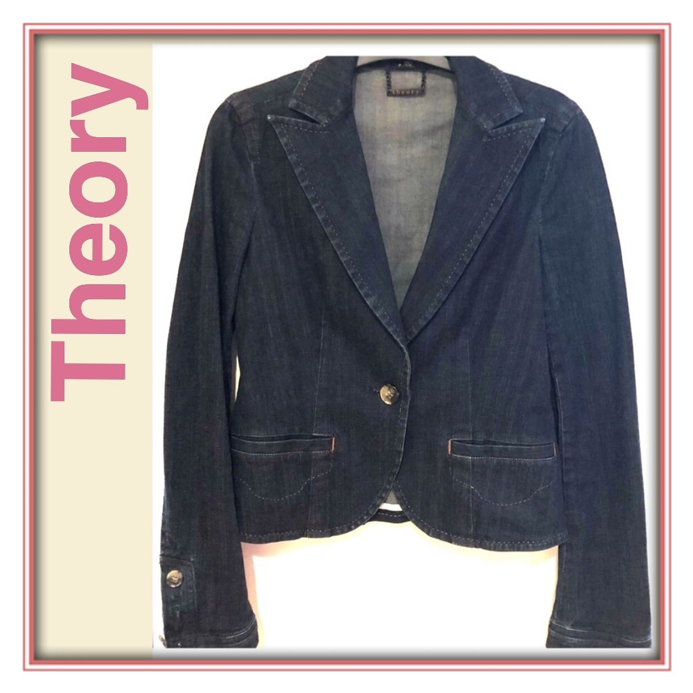 Theory Denim Blazer / Jacket (szP)
